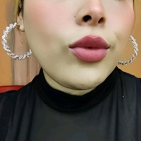 Gold hoop earrings Beaded Statement Boho faux Pearl chunky twist 💖2/$30 - Picture 11 of 14